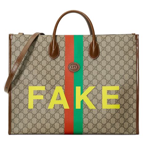 gucci fake logo bag